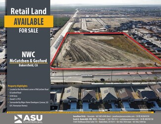 Bakersfield, CA Commercial Land - Gosford Rd @ McCutchen Road