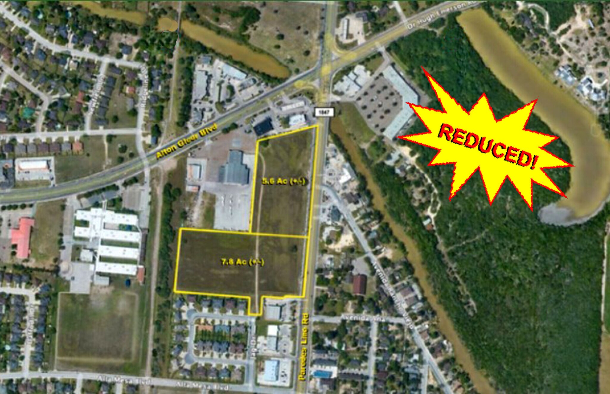 Paredes Line Rd @ Alton Gloor Ave., Brownsville, TX for Sale
