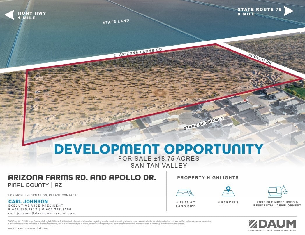 Arizona Farms Rd & Apollo Dr, Florence, AZ for Sale