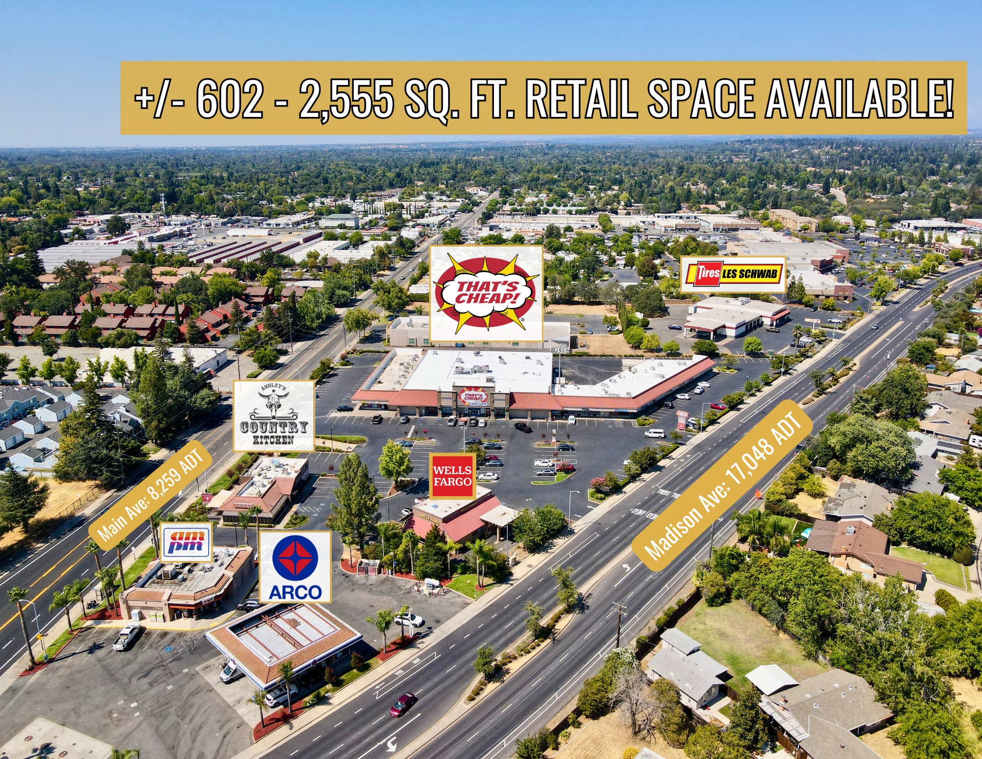 9407-9417 Madison Ave, Orangevale, CA for Rent