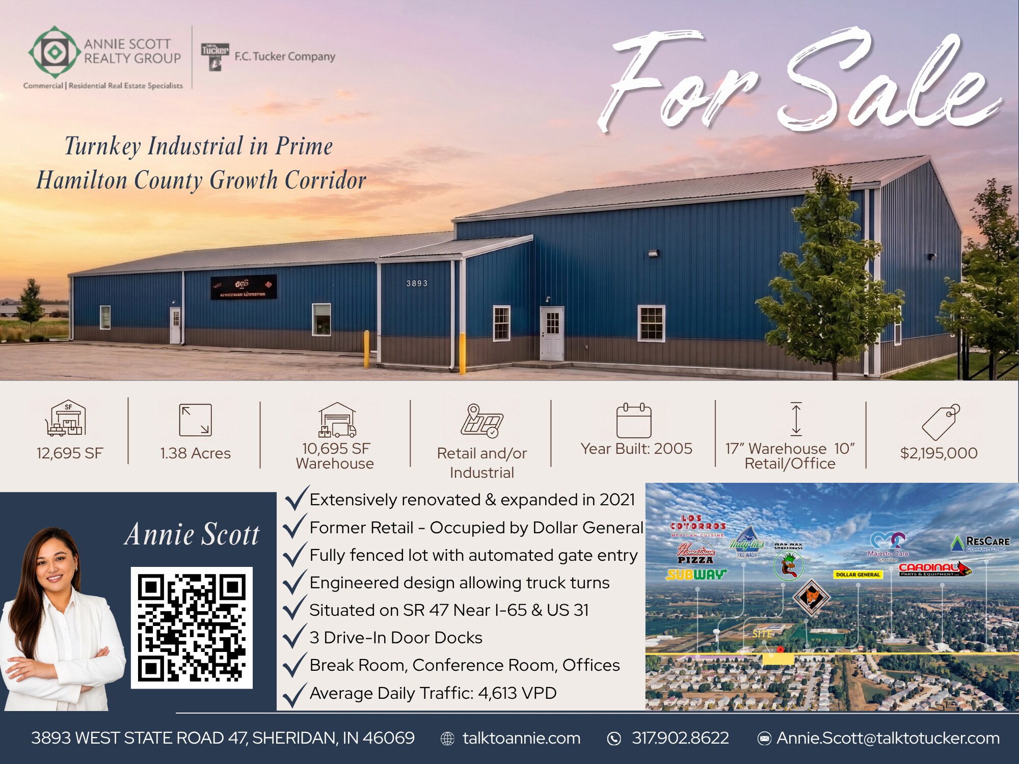 3893 W State Road 47, Sheridan, IN for Sale