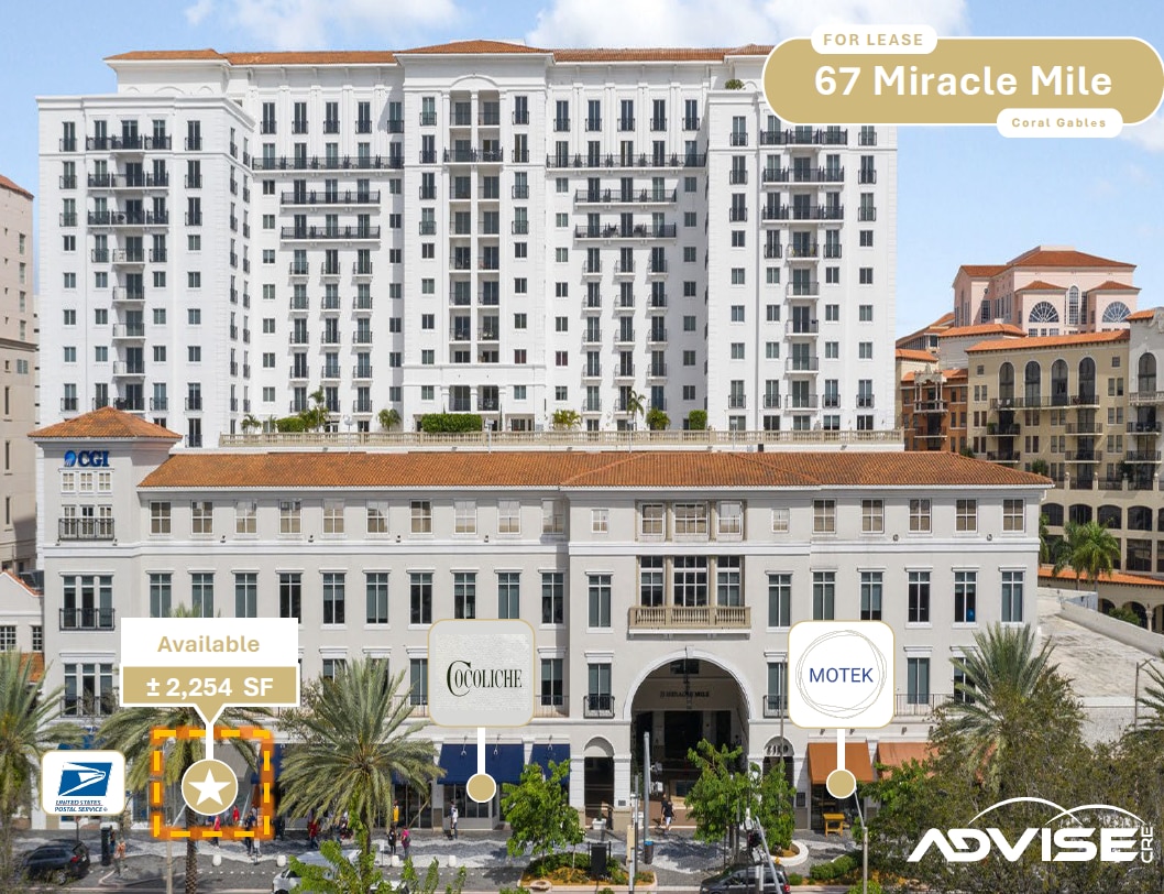 55-67 Miracle Mile, Coral Gables, FL for Rent