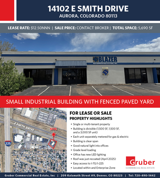 Aurora, CO Light Manufacturing - 14102 Smith Rd