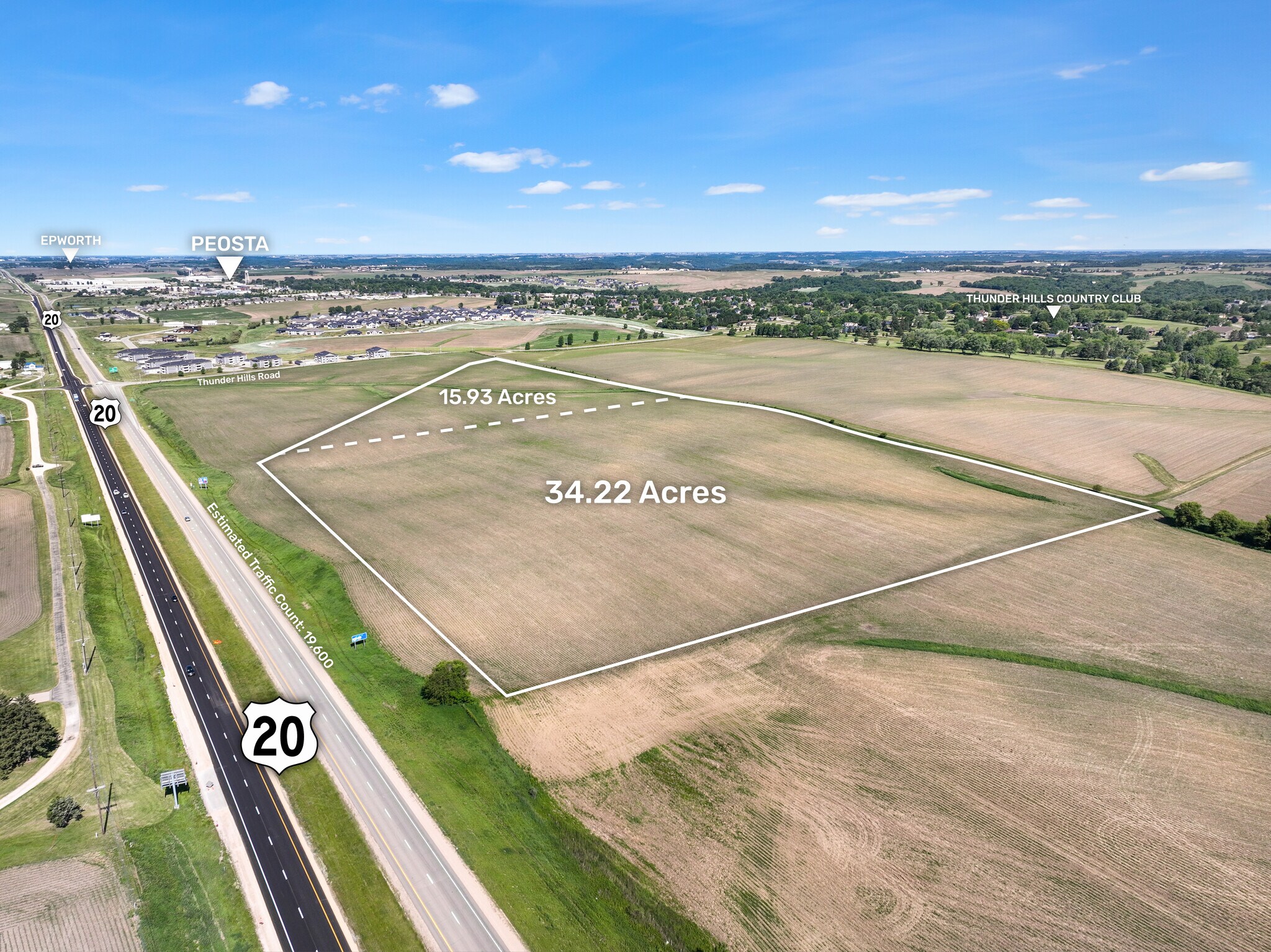 000 Thunder Hills Rd. Rd, Peosta, IA for Sale