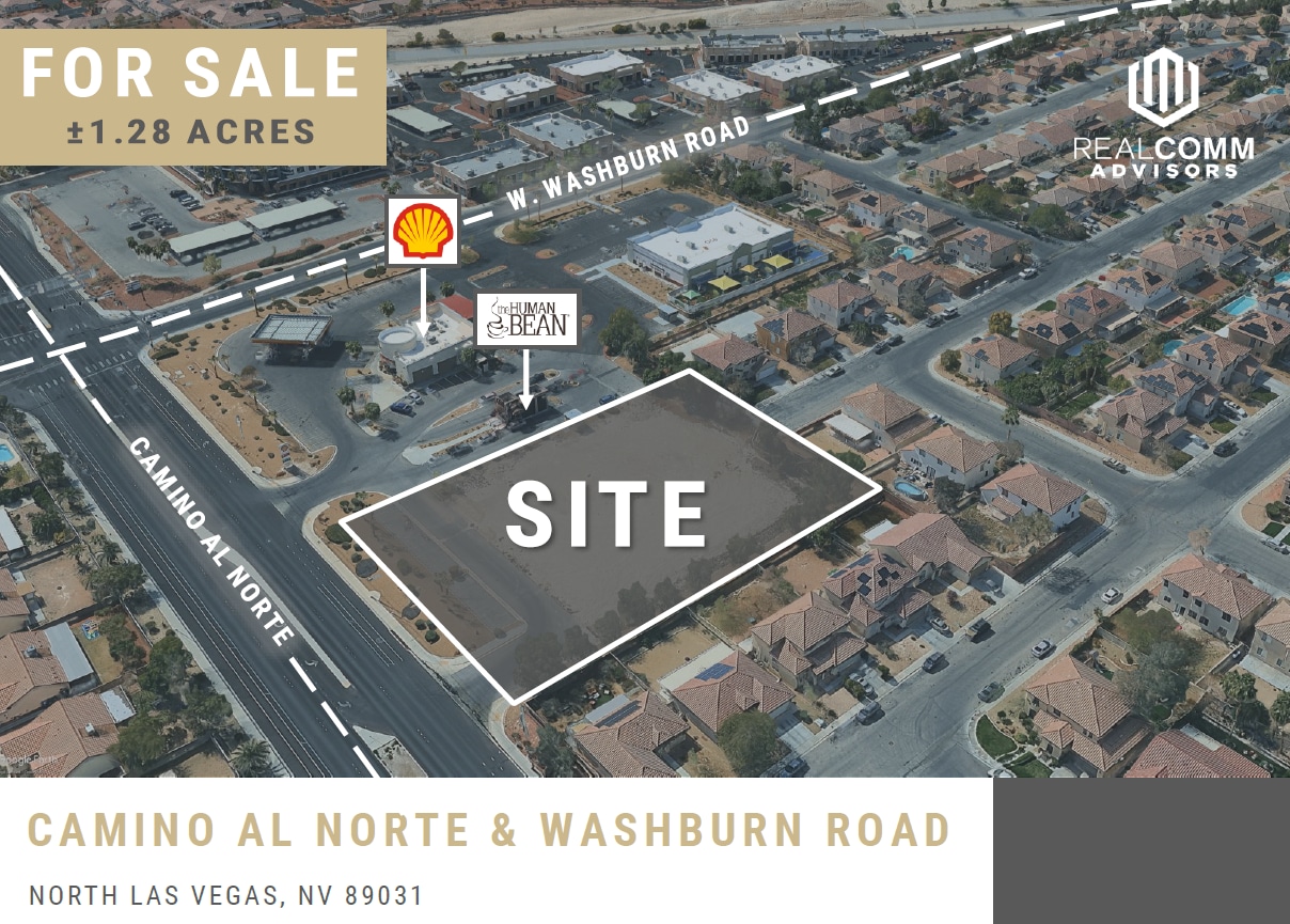 Washburn Rd @ Camino Al Norte N NWC, North Las Vegas, NV for Sale