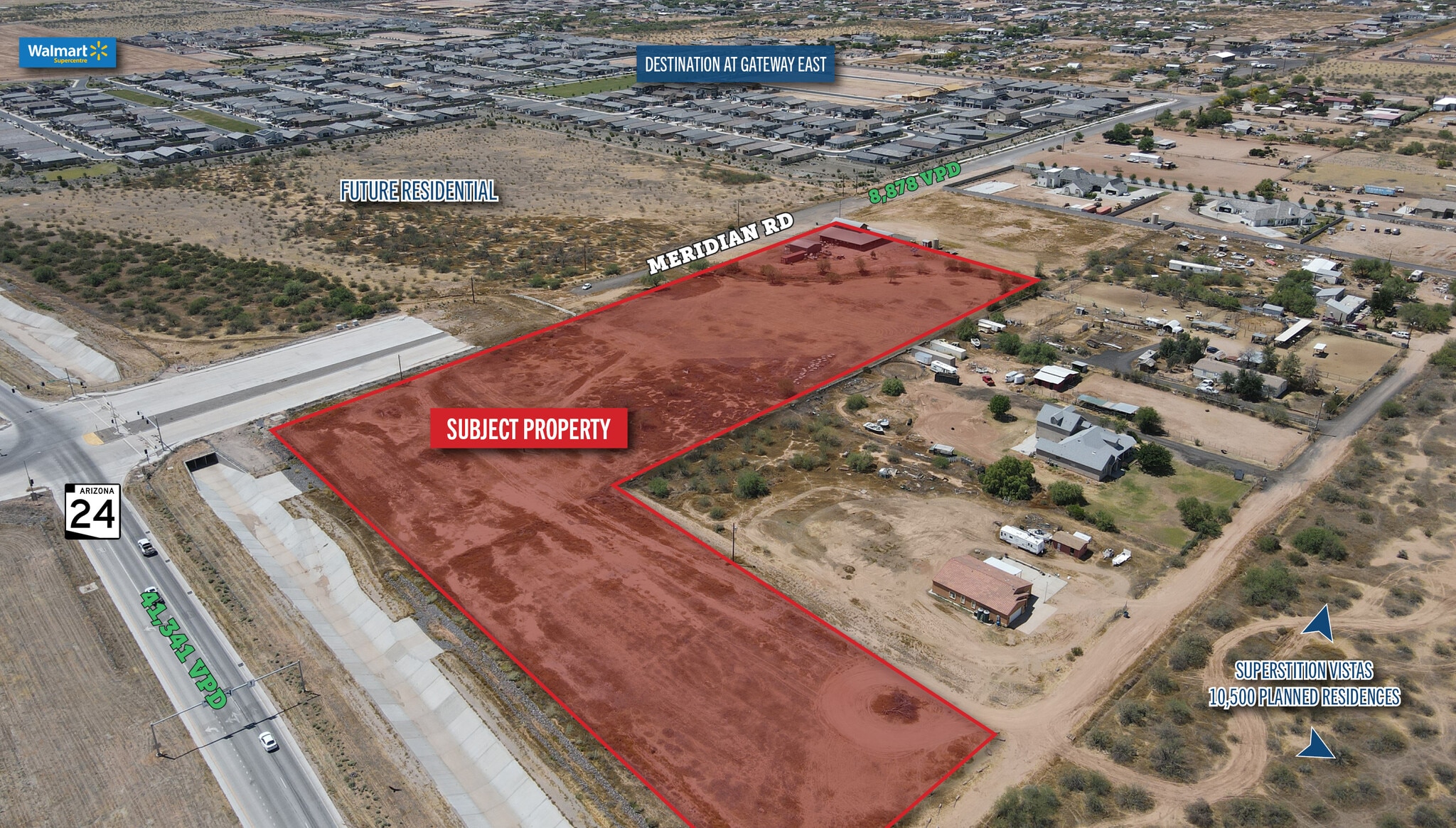 NEC Meridian Rd & SR 24, Mesa, AZ for Sale