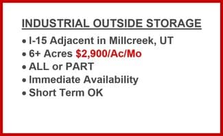 Salt Lake City, UT Industrial Land - 179 W Central Ave