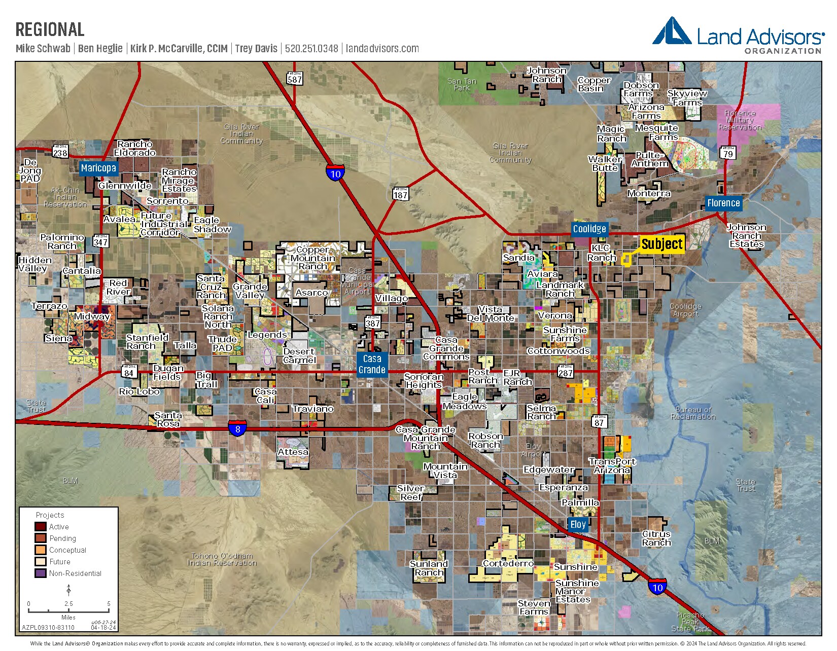 Kenilworth Road & Nafziger Road, Coolidge, AZ for Sale