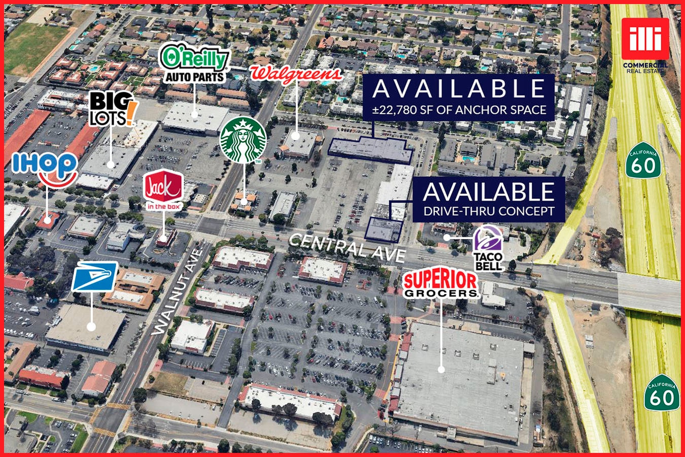 12400-12490 Central Ave, Chino, CA for Rent
