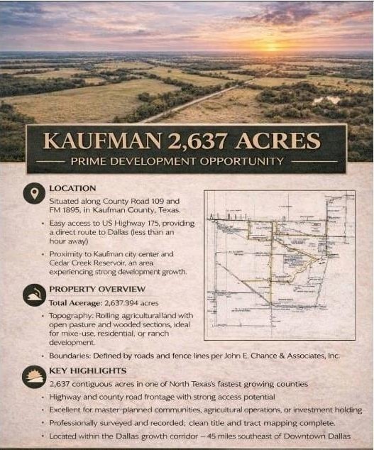 13358 County Road 109, Kaufman, TX for Sale