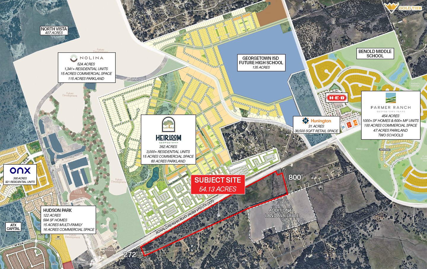 Ronald Reagan blvd, Georgetown, TX for Sale