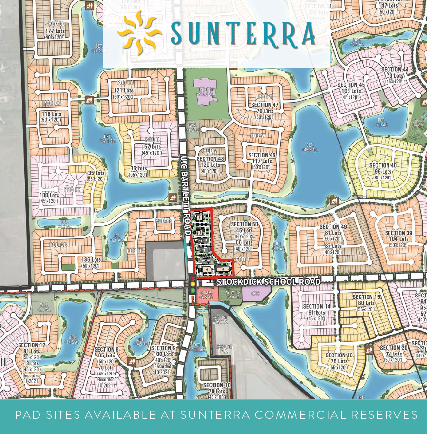 Sunterra Pad Sites, Katy, TX for Sale