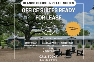 Blanco, TX Office/Retail - 902 Main St