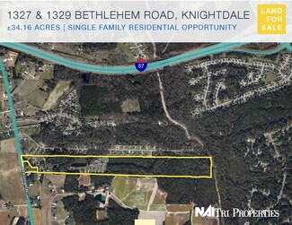 Knightdale, NC Commercial Land - 1327-1329 Bethlehem Rd