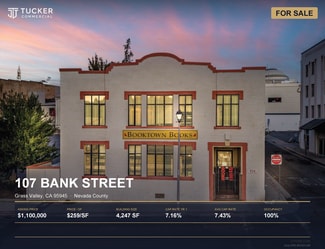 Grass Valley, CA Storefront - 107 Bank St