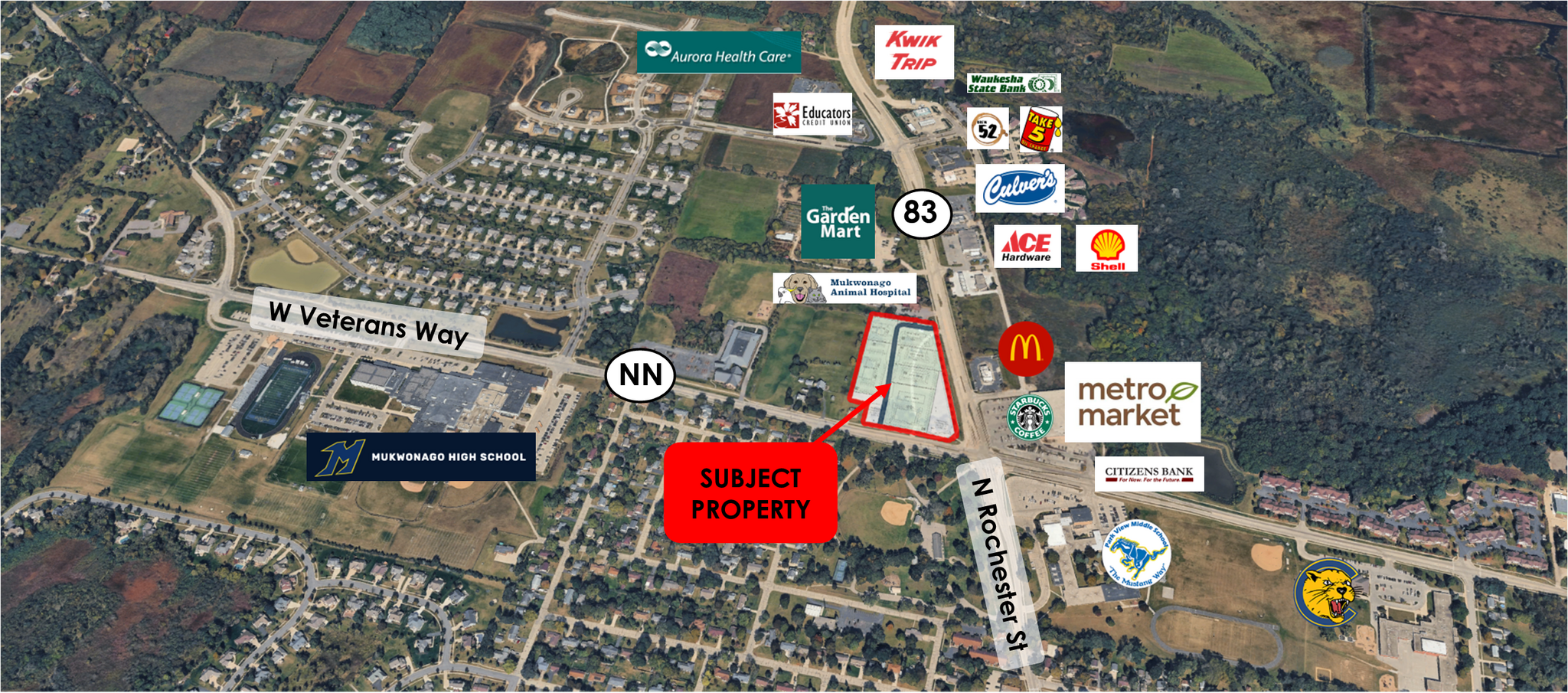 County Road NN @ Hwy 83, Mukwonago, WI for Rent