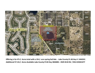 Mount Dora, FL Residential - Future Farm & Britt Rd