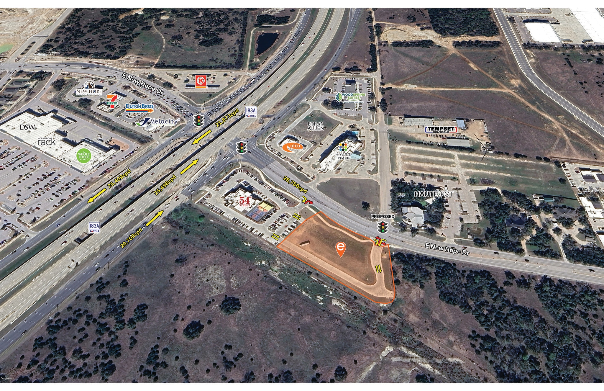 Hwy 183A & New Hope Dr, Cedar Park, TX for Rent