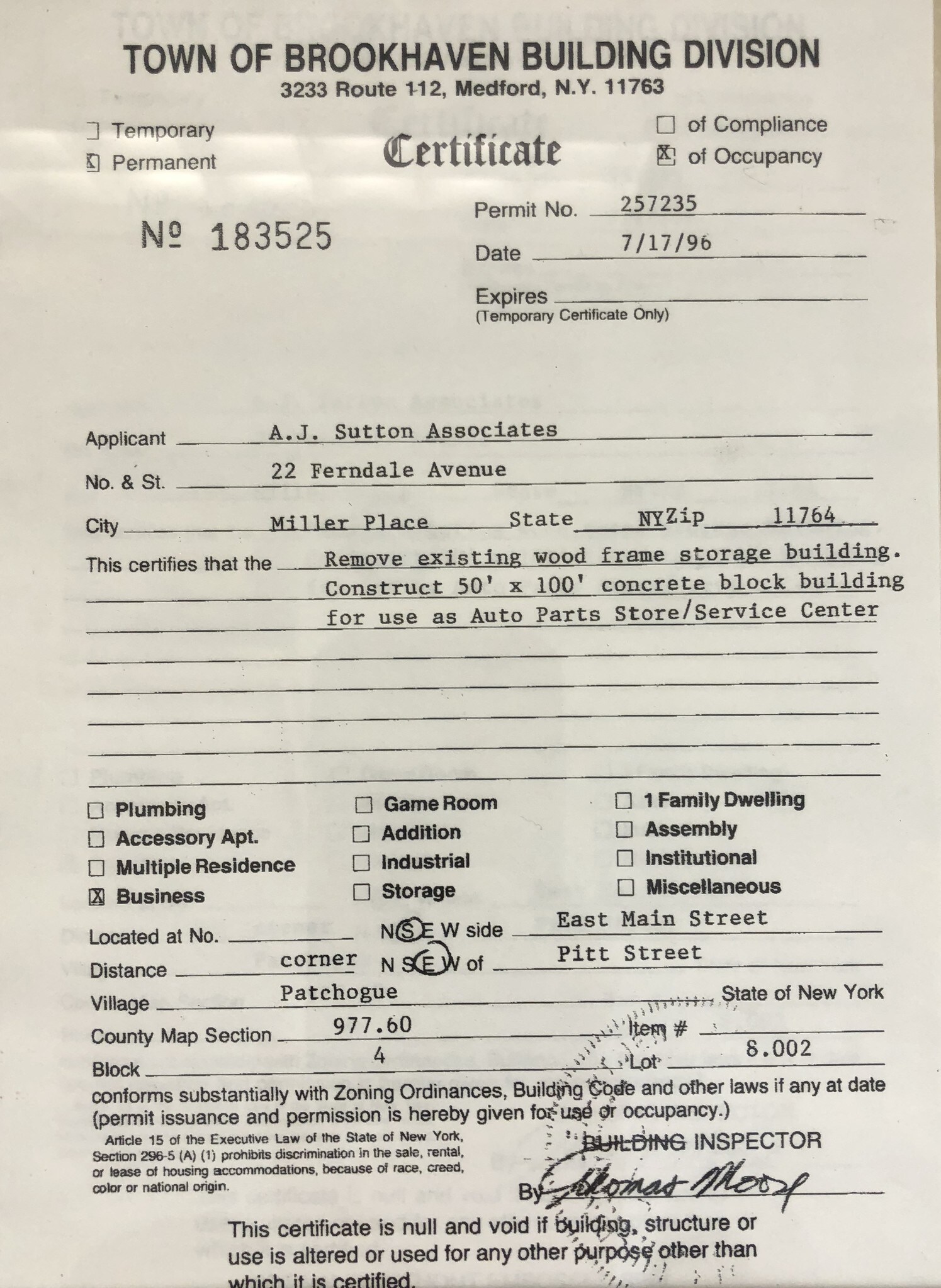 488 E Main St Patchogue, NY 11772 Retail Property for Sale on