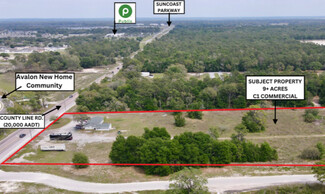 Spring Hill, FL Commercial Land - 18824 County Line Rd