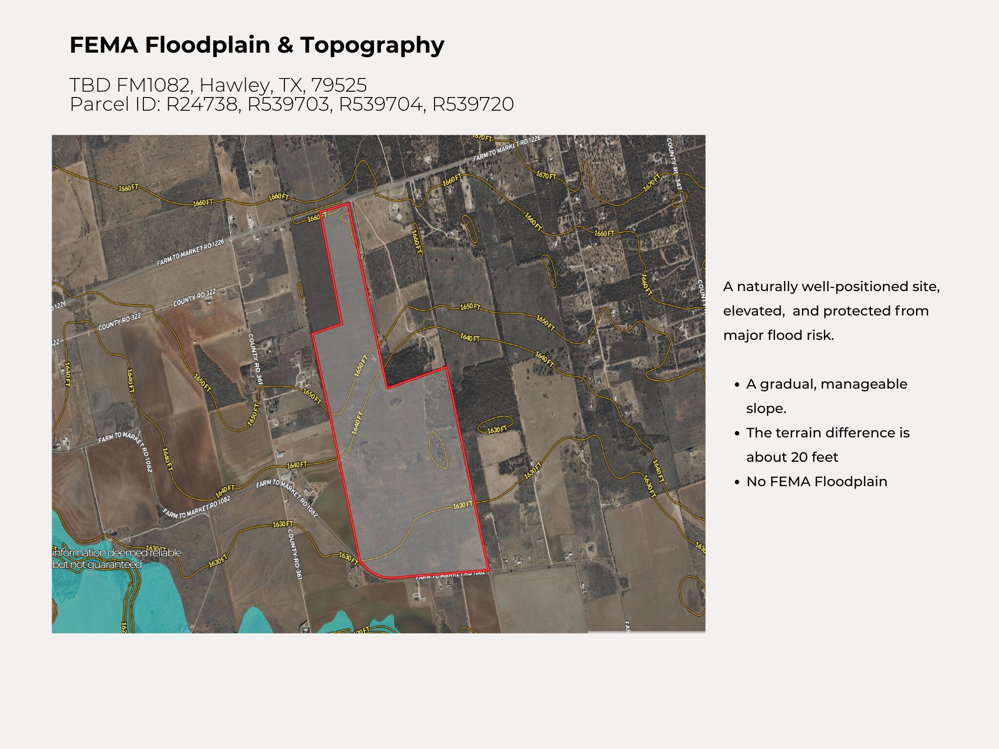 FM 1082, Hawley, TX for Sale
