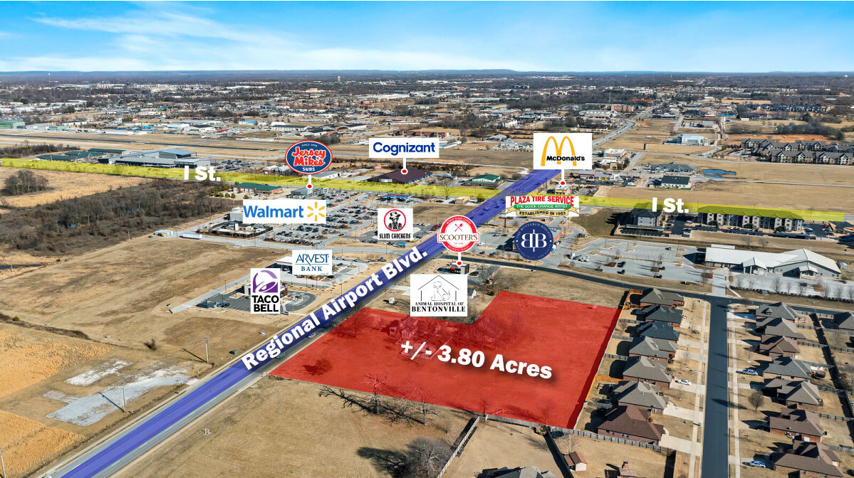 1261 SW Regional Airport Blvd, Bentonville, AR for Sale