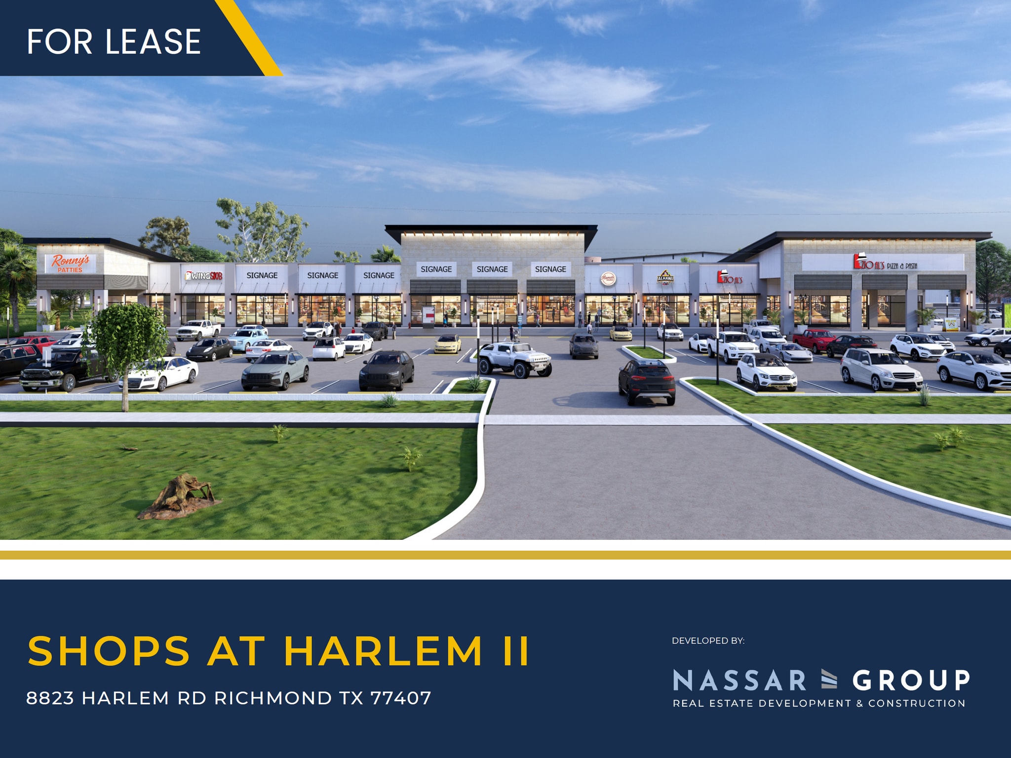 Beechnut St & Harlem Rd, Richmond, TX for Rent