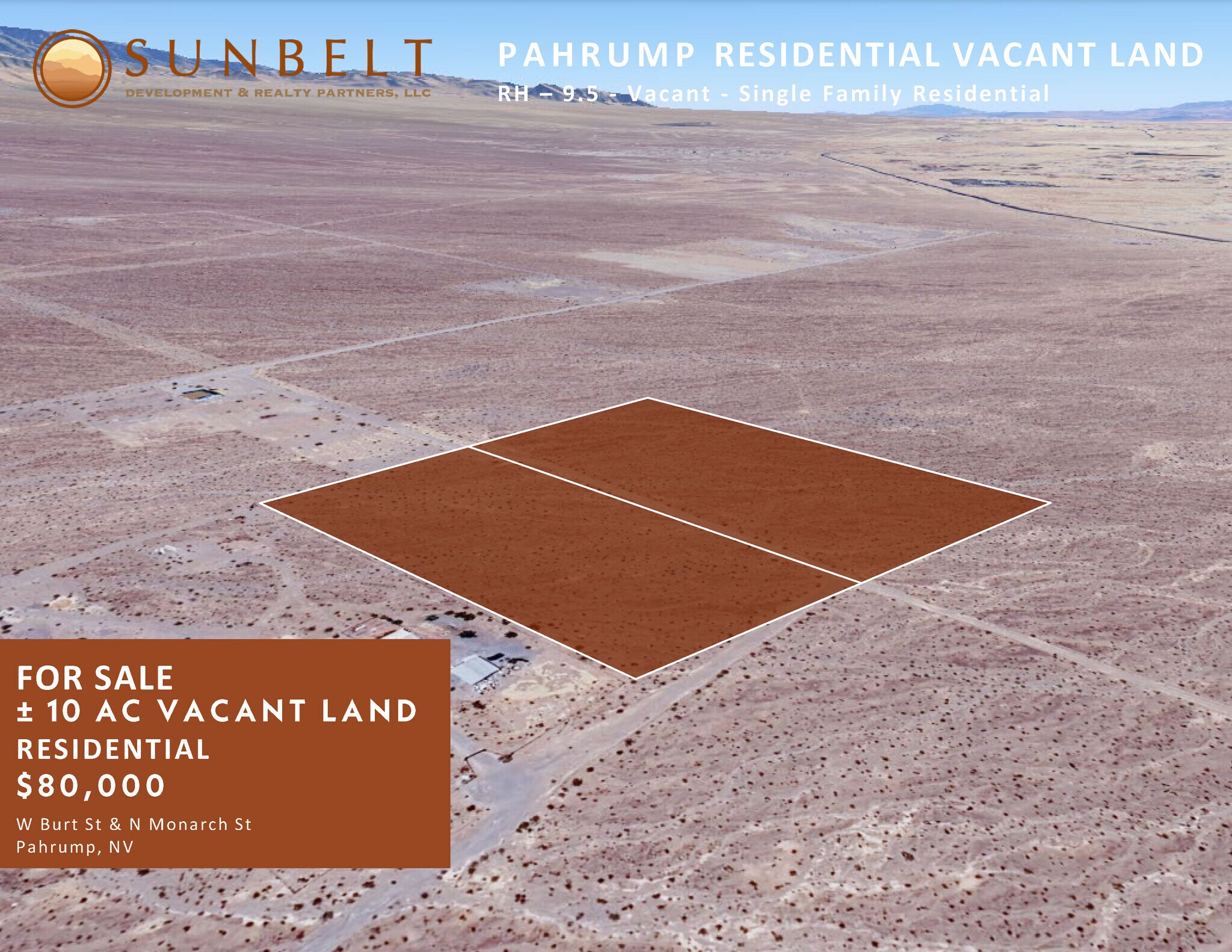 Burt & Monarch, Pahrump, NV for Sale