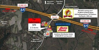 New Kent, VA Commercial Land - Emmaus Church Rd @ Interstate 64