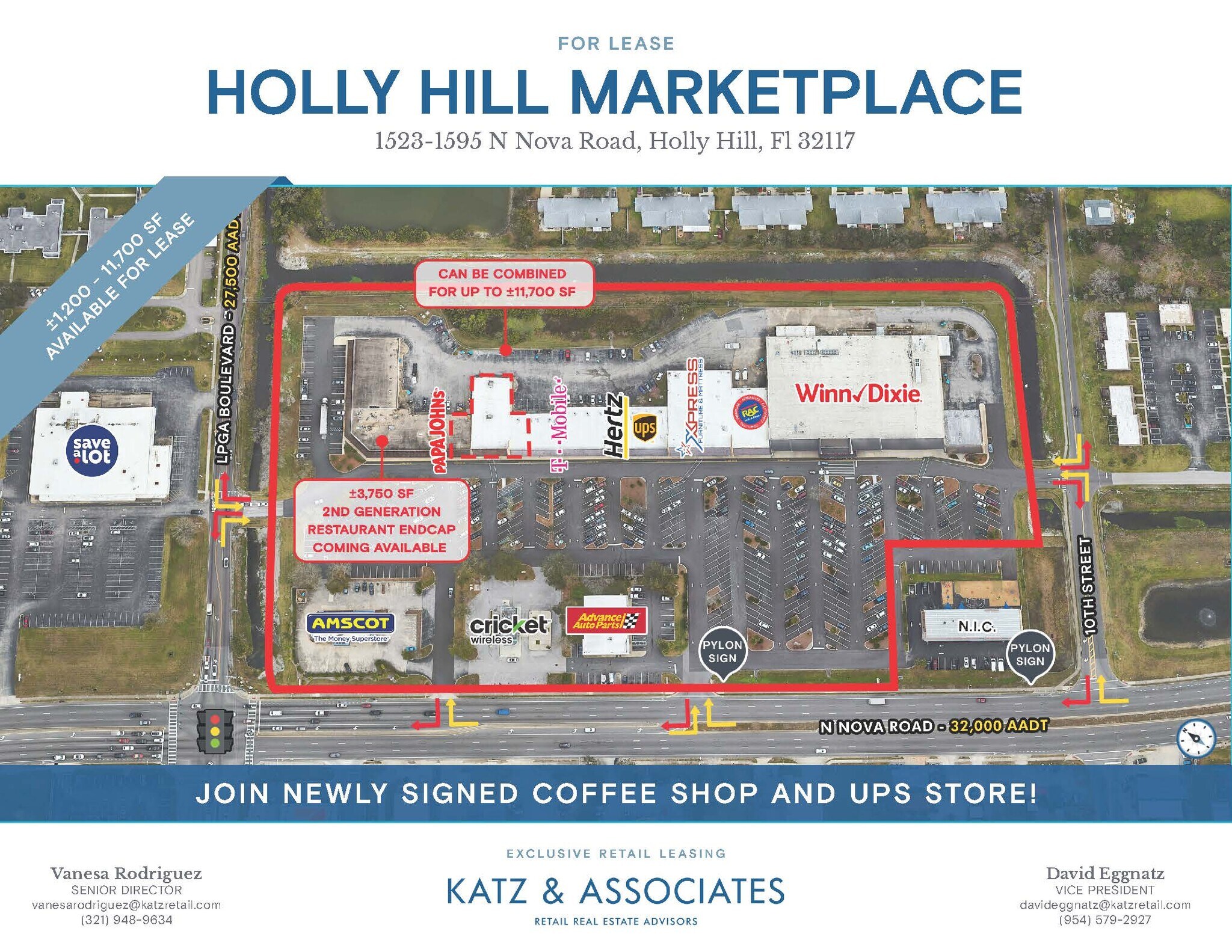1523-1595 N Nova Rd, Holly Hill, FL for Rent
