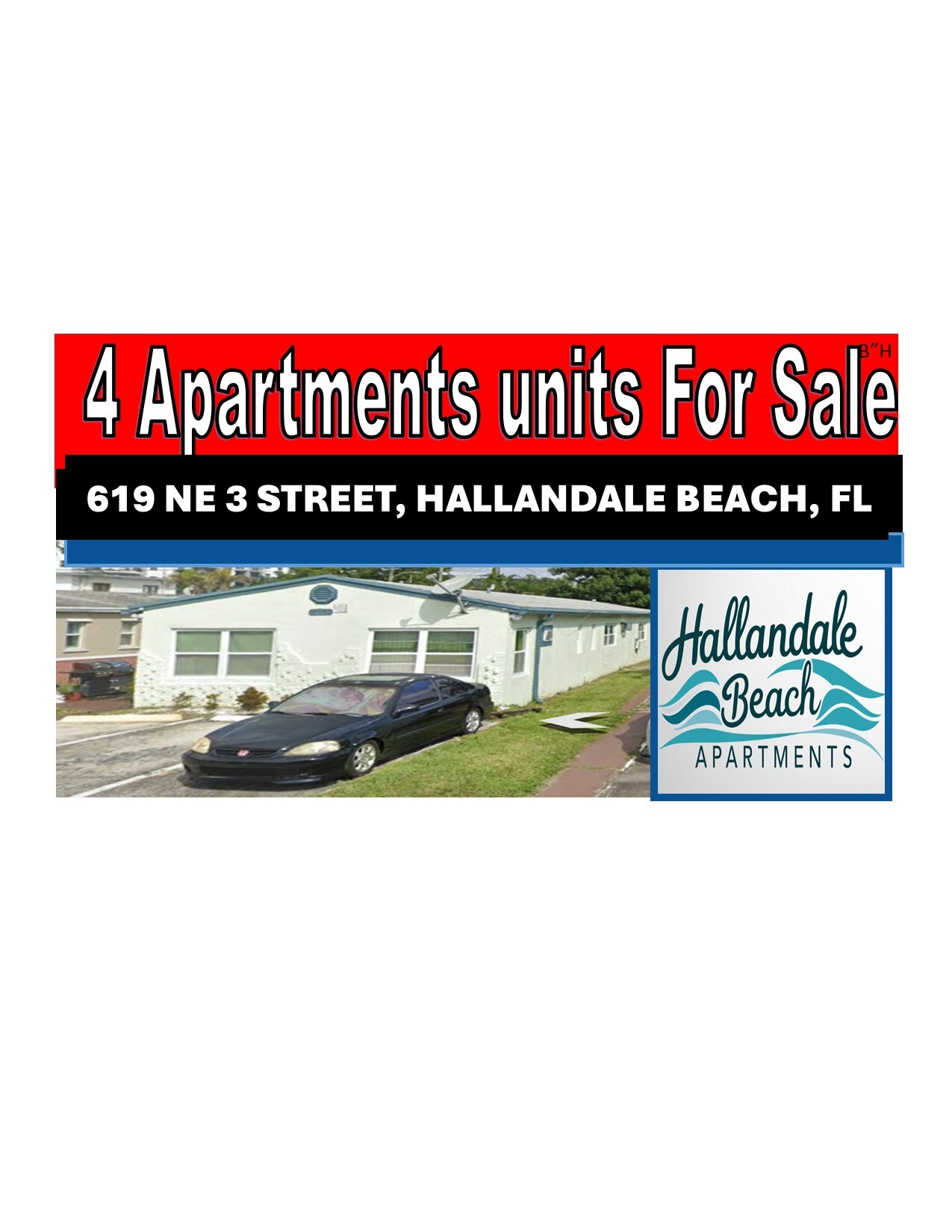 615 NE 3rd St, Hallandale Beach, FL for Sale