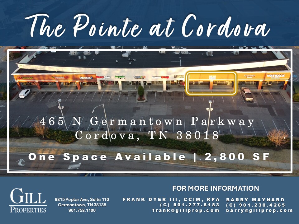 465 N Germantown Pky, Cordova, TN for Rent