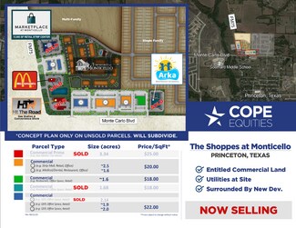 Princeton, TX Commercial - E.Monte Carlo & Longneck Rd