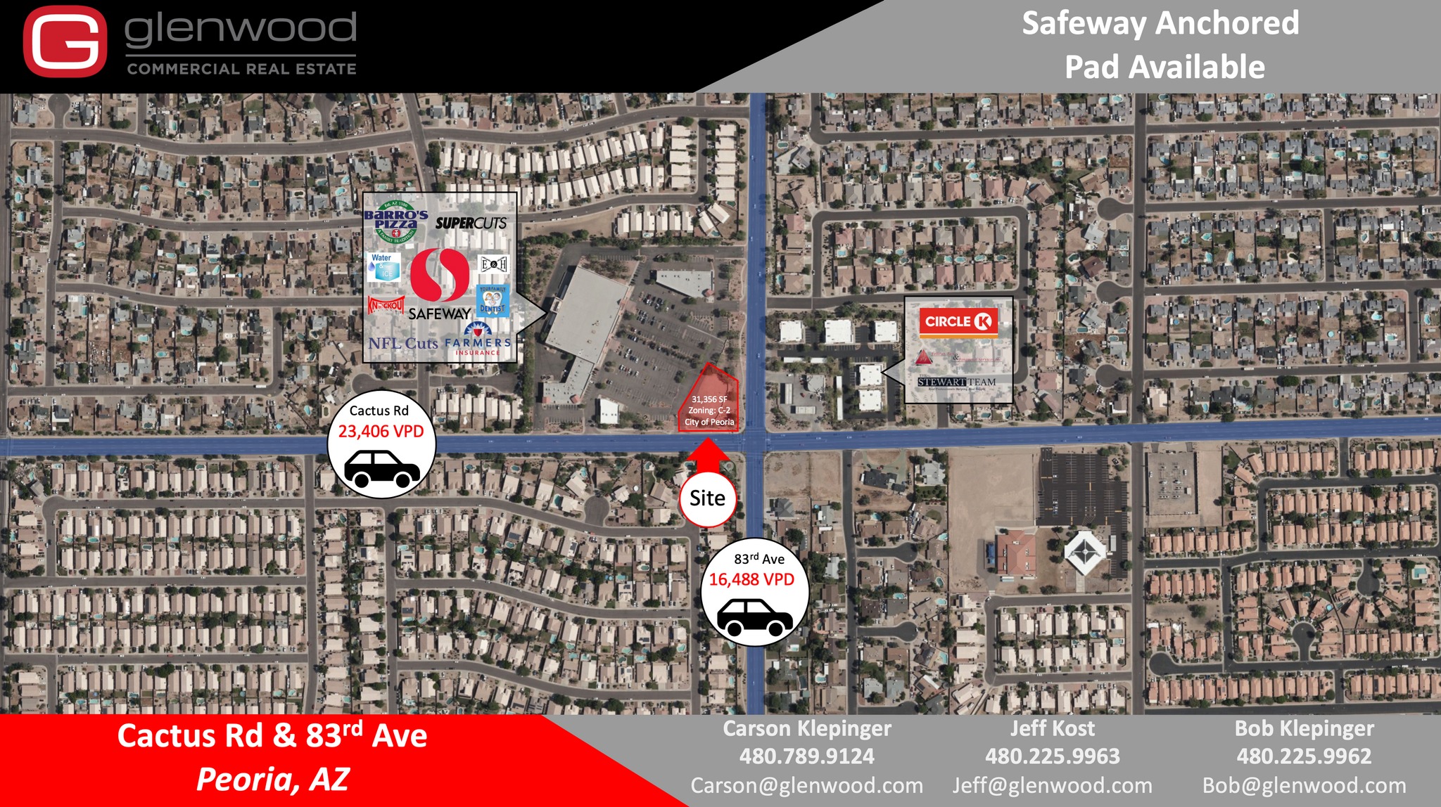 Cactus Rd & 83rd Ave NWC, Peoria, AZ for Sale