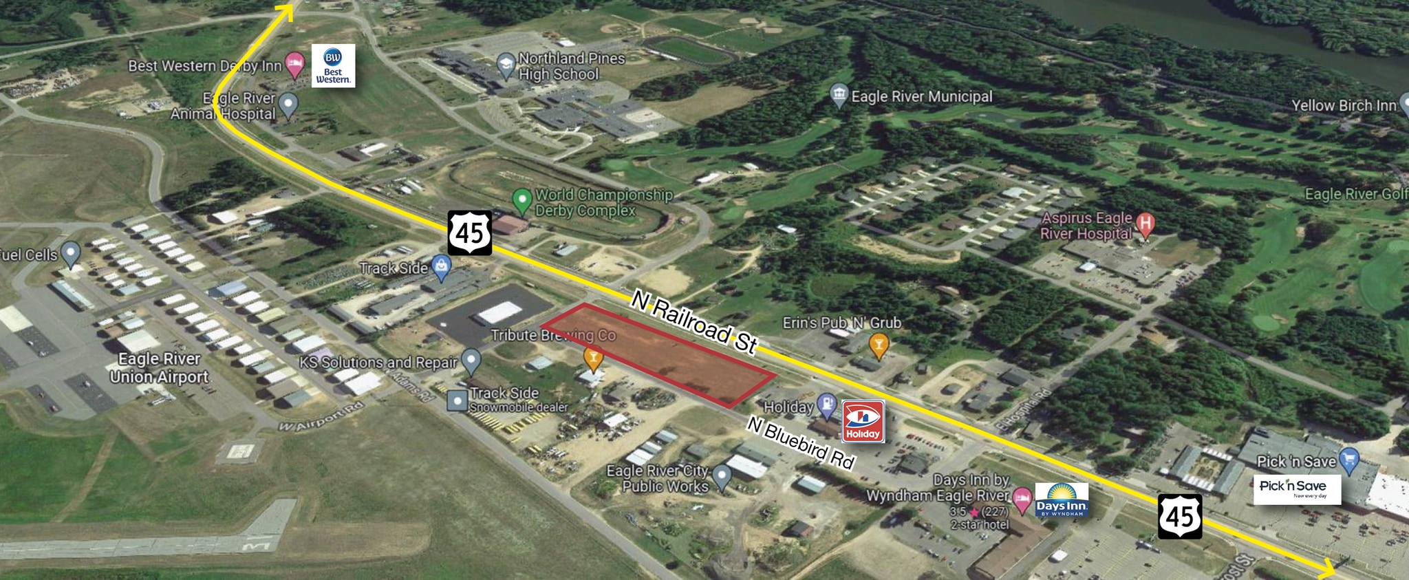 1100 N. Railroad, Eagle River, WI for Sale