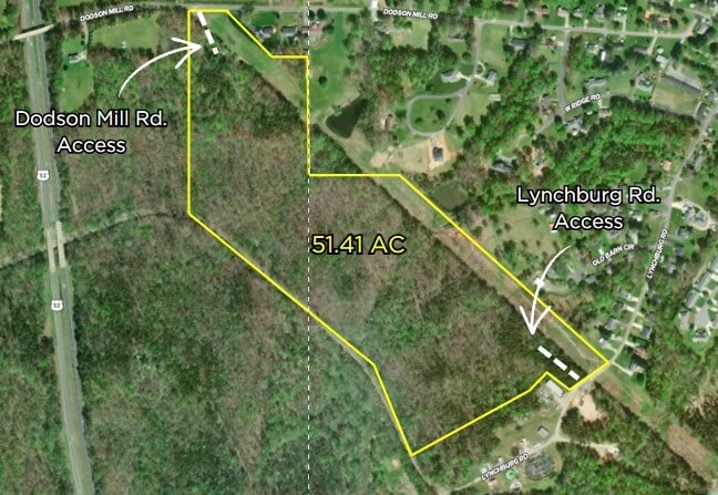 Dodson Mill Rd @ Lynchburg Rd, Pilot Mountain, NC for Sale
