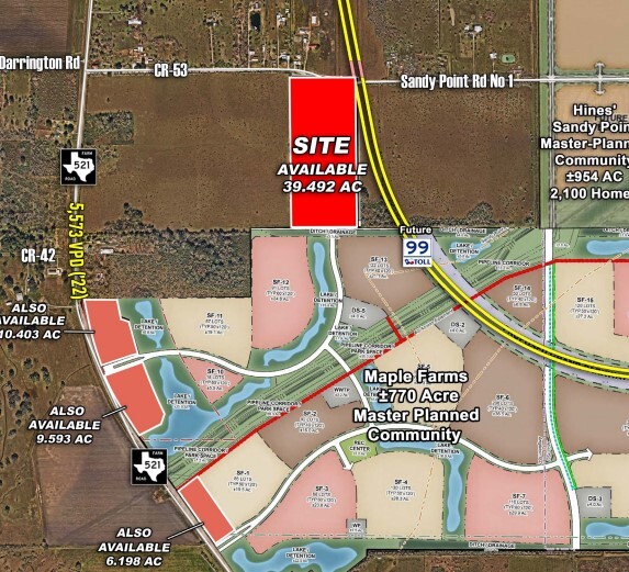 FM-521 Commercial Reserve 1, Sandy Point, TX for Sale