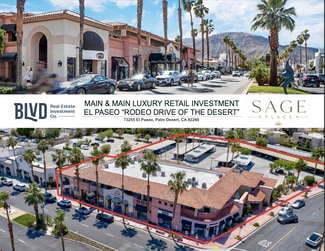 Palm Desert, CA Storefront Retail/Office - 73255 El Paseo