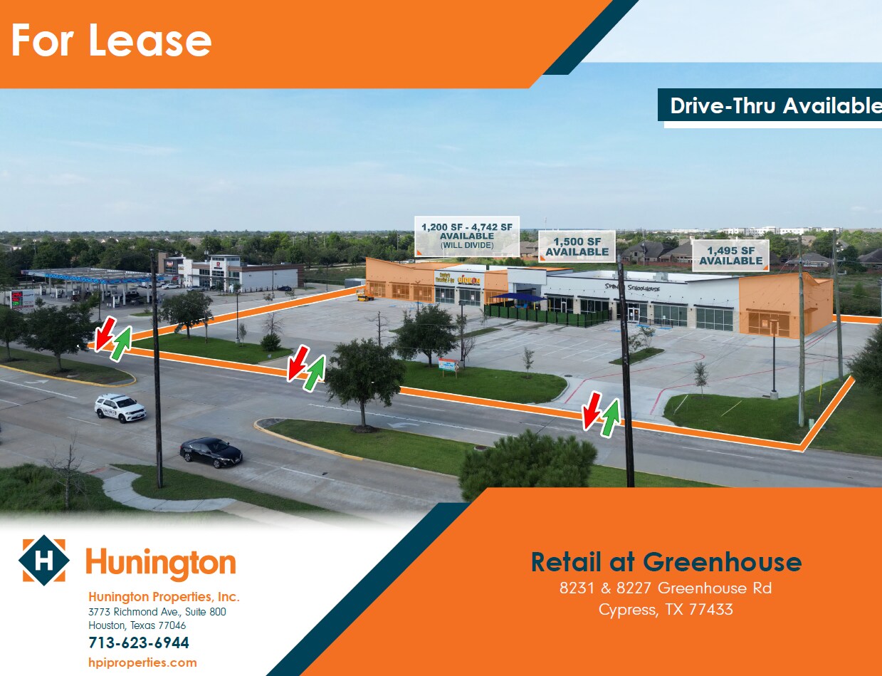 8227 Greenhouse Rd, Cypress, TX for Rent