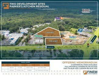 Ladson, SC Commercial Land - 9581 Highway 78 Ladson, SC Commercial Land - 9581 Highway 78