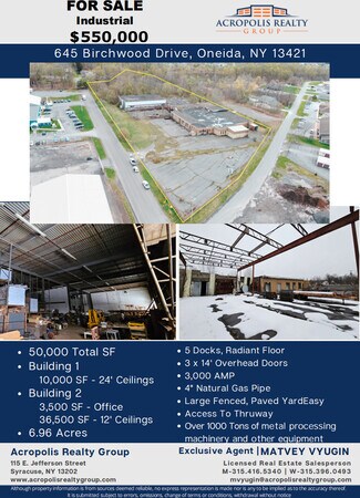 Oneida, NY Distribution - 645 Birchwood Dr