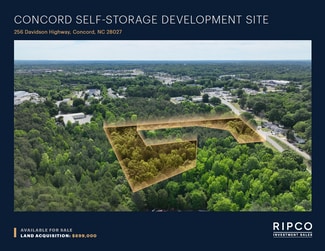 Concord, NC Commercial Land - 256 Davidson Hwy