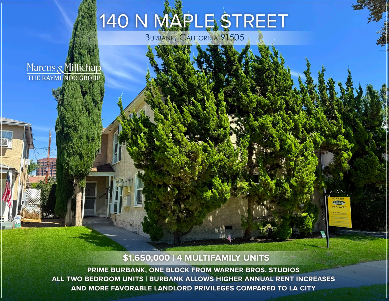 140 N Maple St, Burbank, CA for Sale
