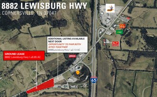 Cornersville, TN Commercial Land - 8882 Lewisburg Hwy