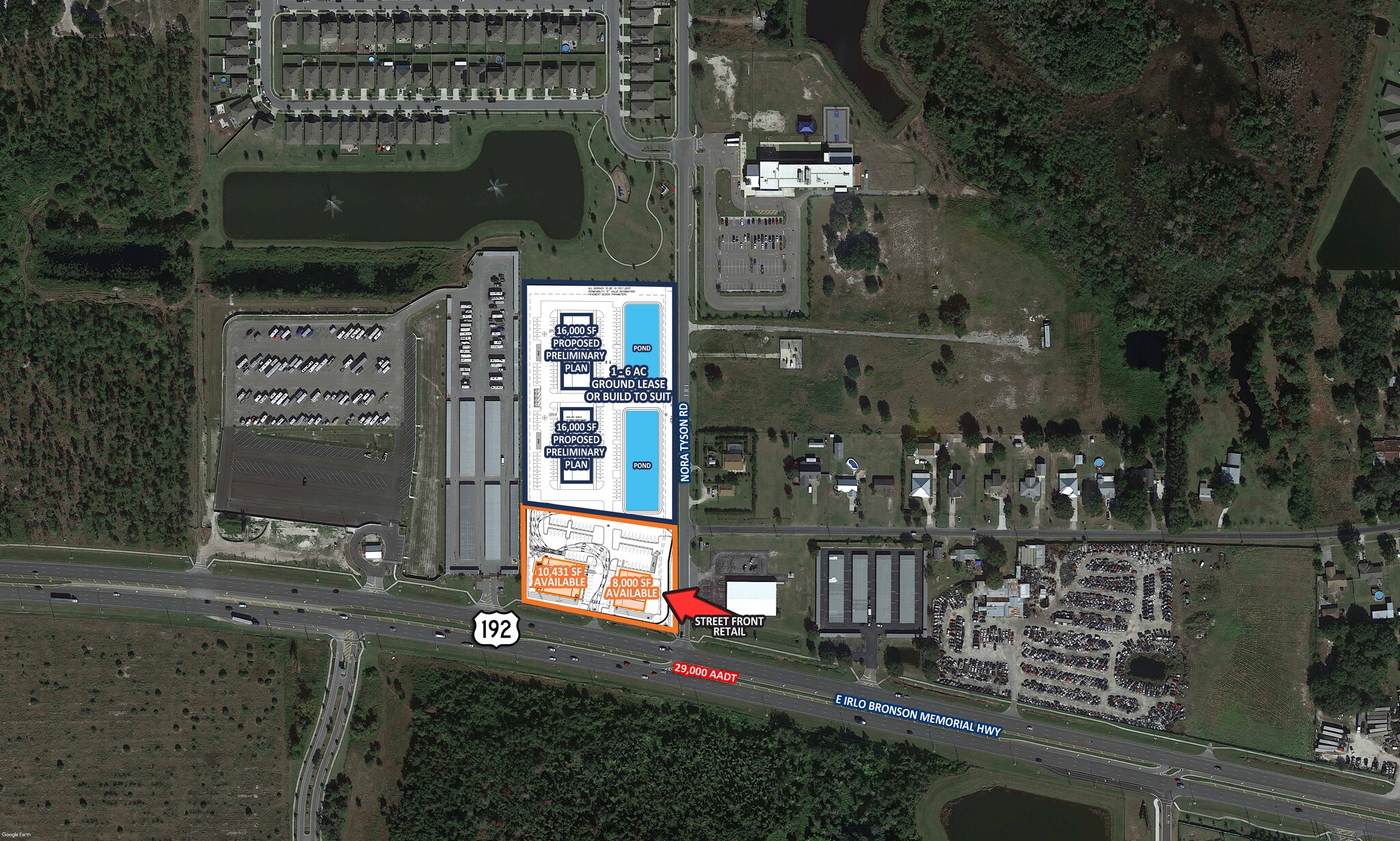 Nora Tyson Road Rd US 192 Saint Cloud, FL 34771 Retail Property for