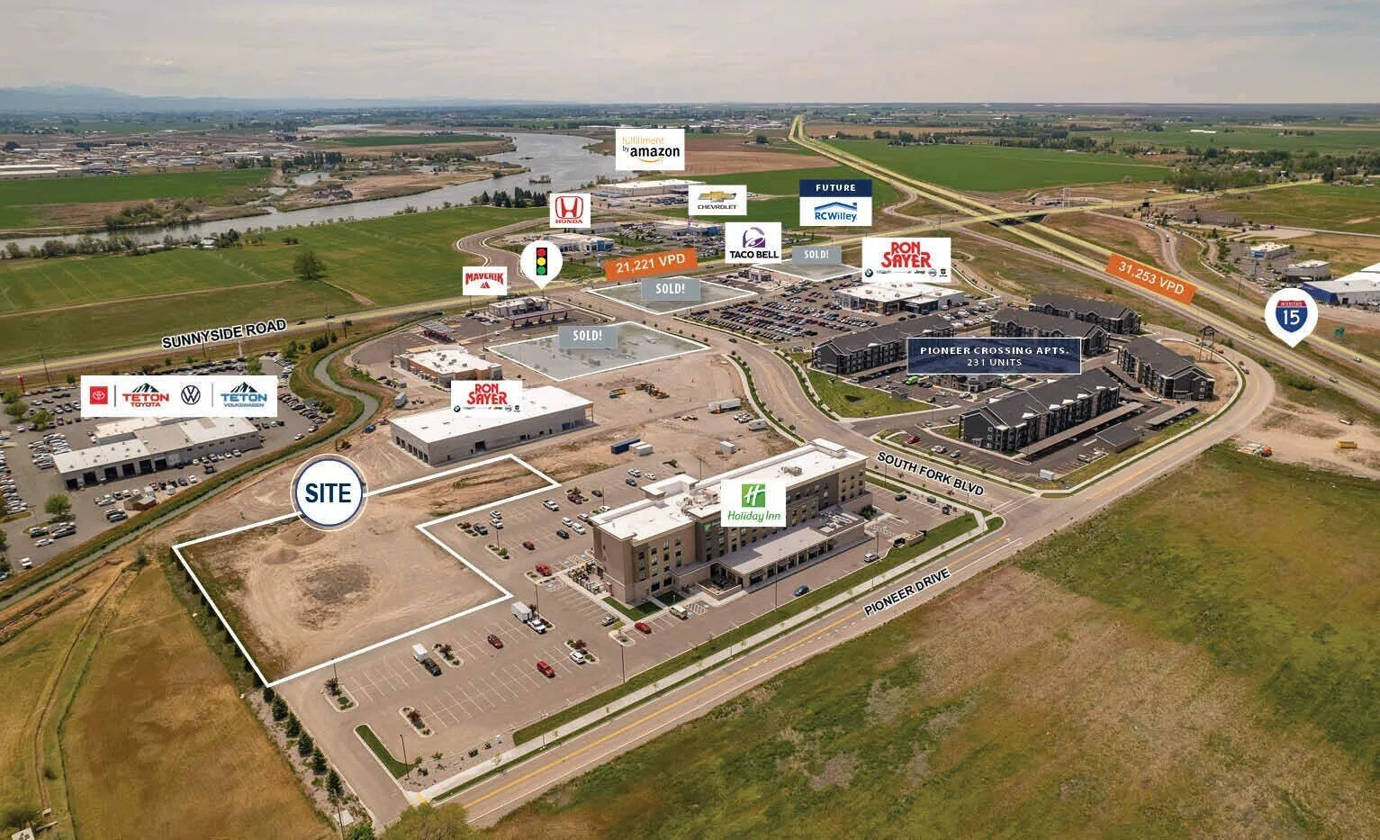 TBD W Sunnyside Rd & I-15, Idaho Falls, ID for Sale