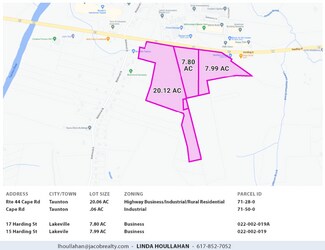 Taunton, MA Commercial Land - Route 44 & Cape Road