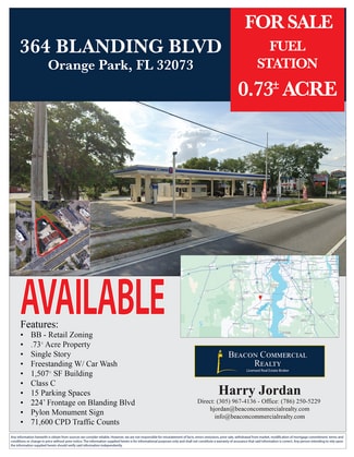 Orange Park, FL Freestanding - 364 Blanding Blvd
