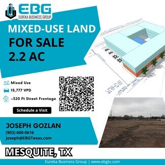 Mesquite, TX Commercial Land - 4737 Gus Thomasson Rd
