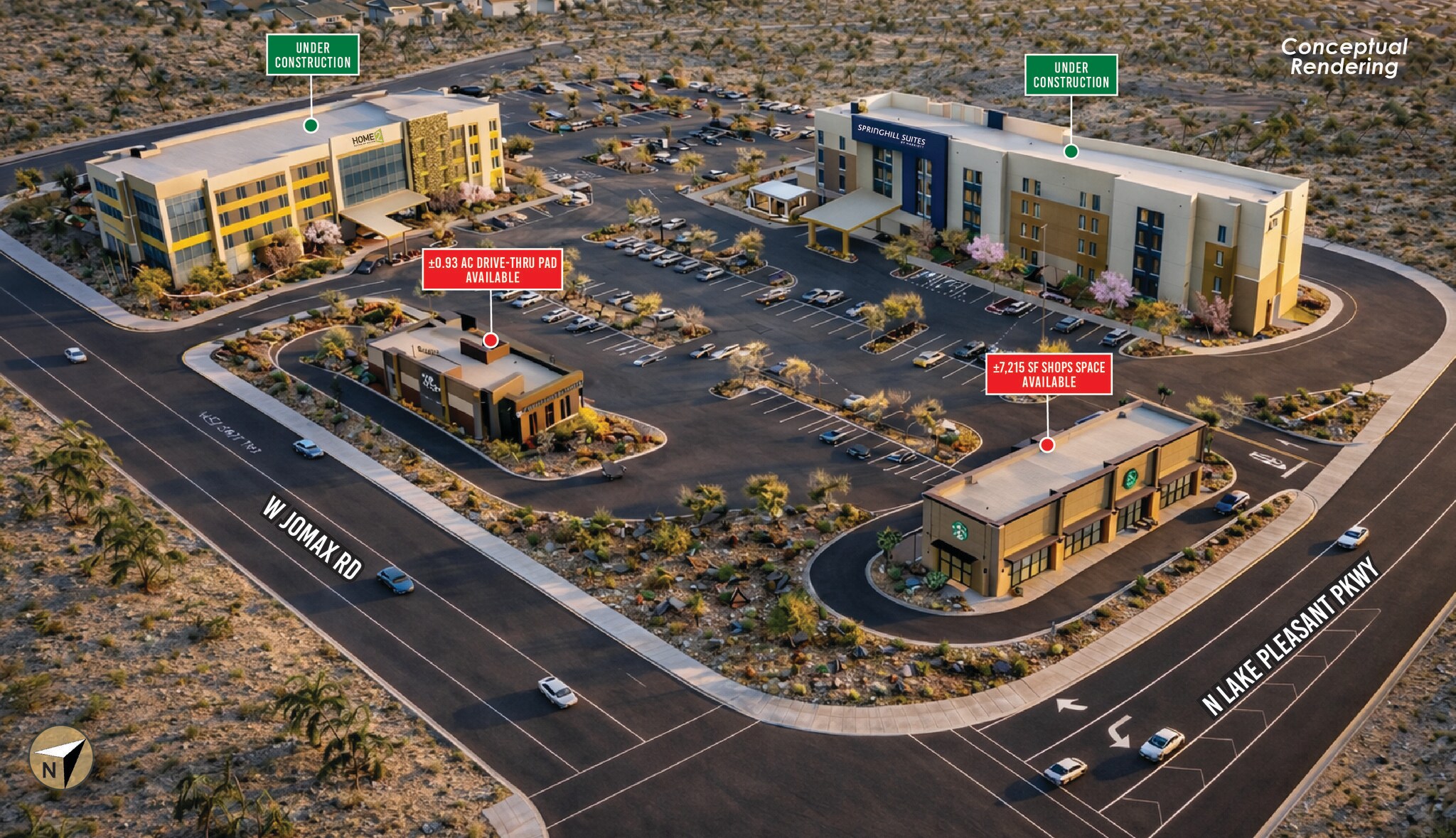 NWC Lake Pleasant & Jomax Rd, Peoria, AZ for Rent